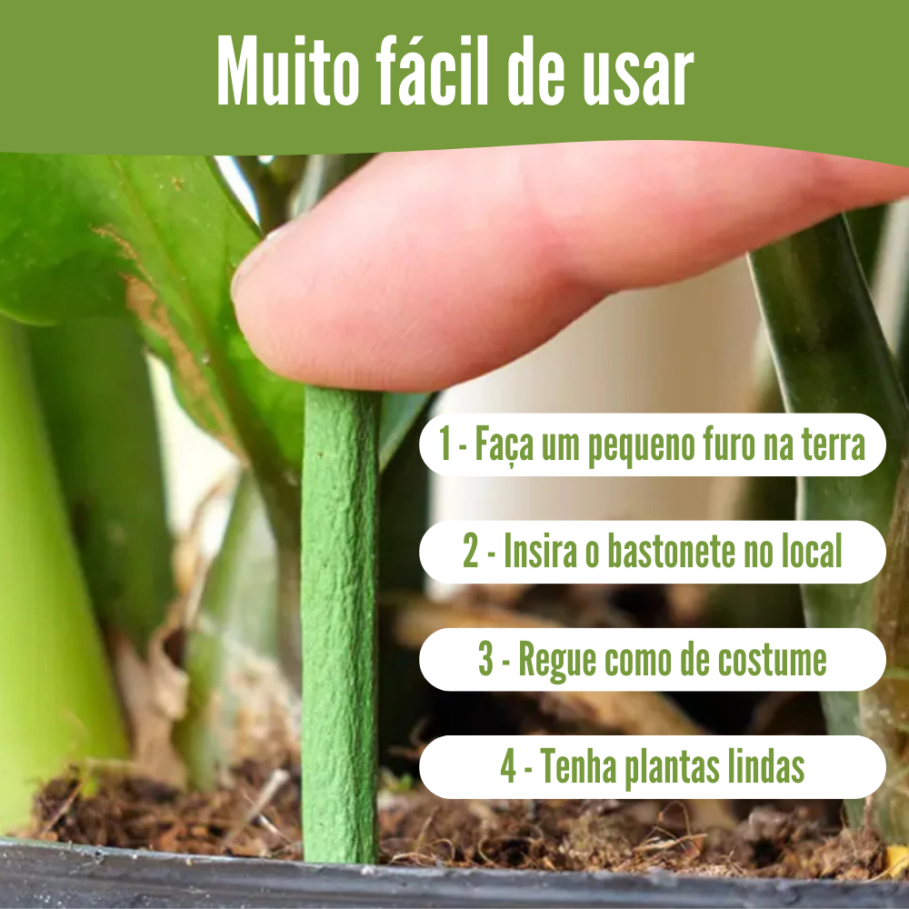 Bastonetes Cresça-Mais - Kit com 30 Bastões