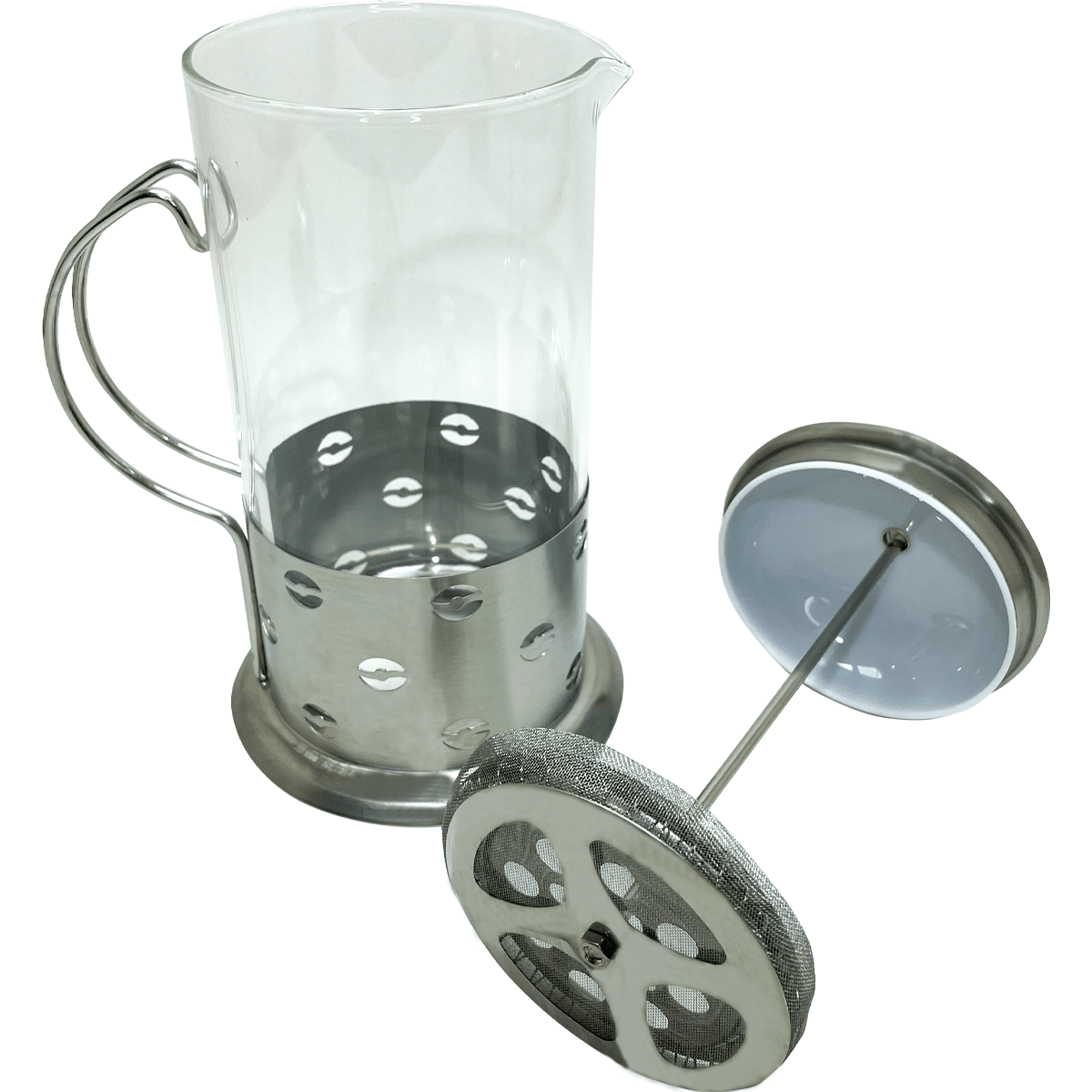 Cafeteira Prensa Francesa 600ml Aço Inox Grãos