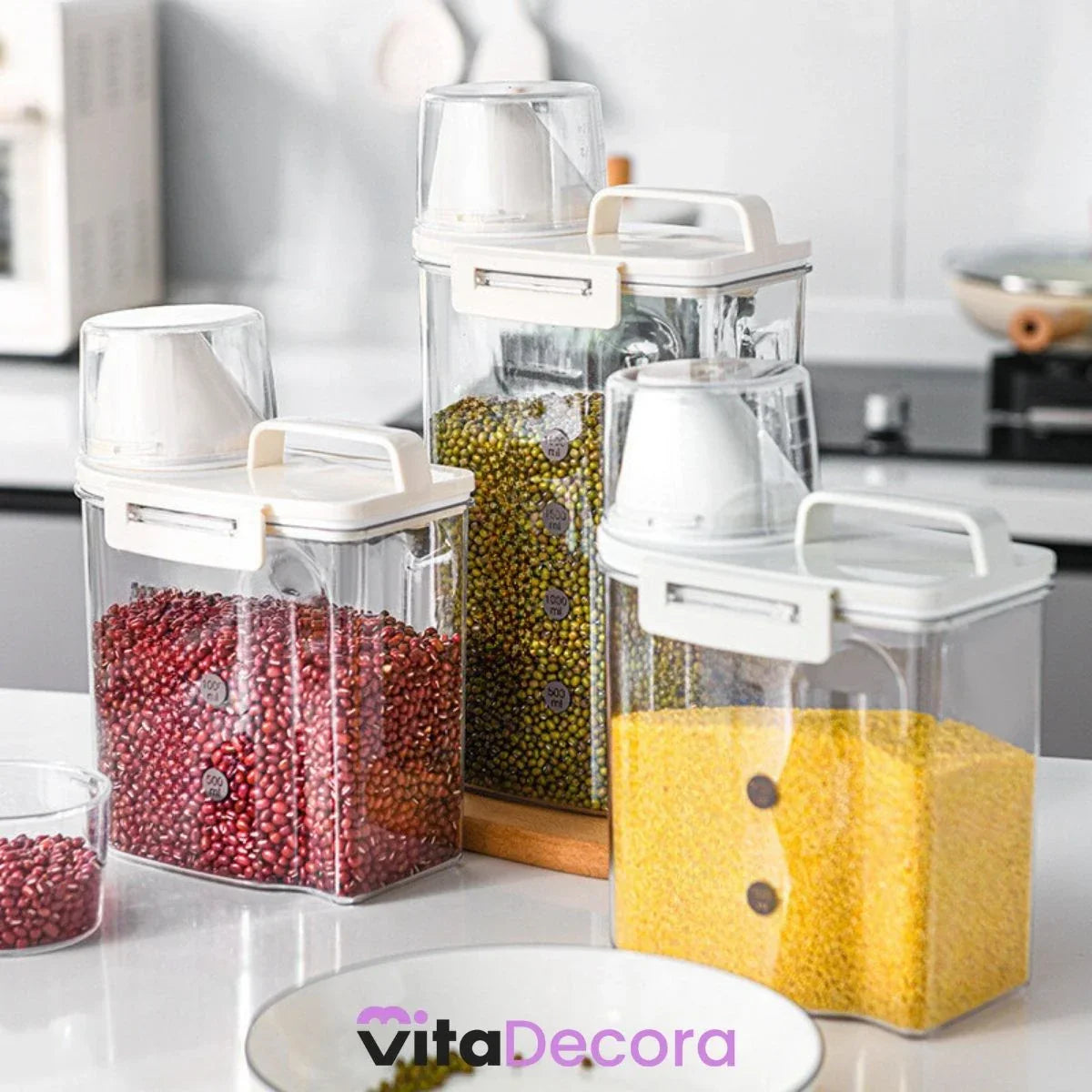 Condex 2 Litros - Potes Herméticos em Acrílico Vedados [ULTIMAS UNIDADES]