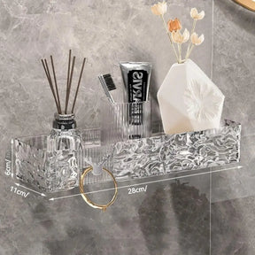 Prateleira Organizadora de Acrílico Vita Decora – Fixação Adesiva ProFix de BRINDE!