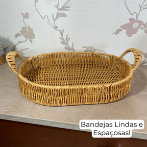 Bandeja Decorativa Organizadora Retangular