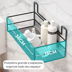 Cesto Organizador Aramado Instalação Sem Furos – Adesivo ProFix de Brinde!