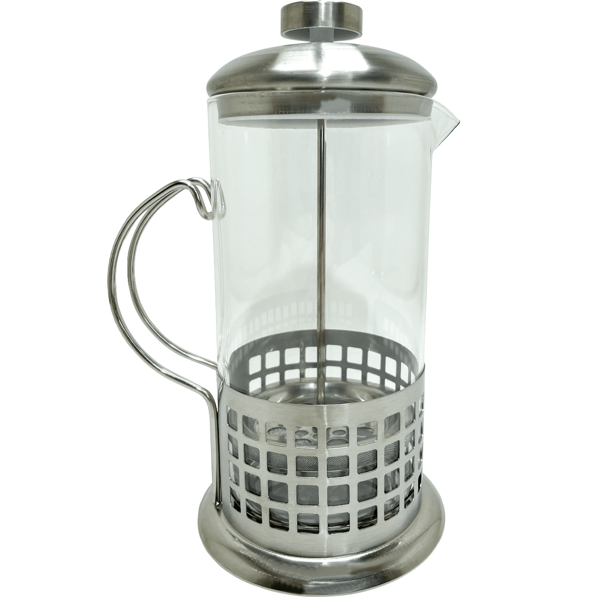 Cafeteira Prensa Francesa 600ml Aço Inox Quadrados