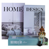 Livros Decorativos Organizadores Kit 3 - Home Decor