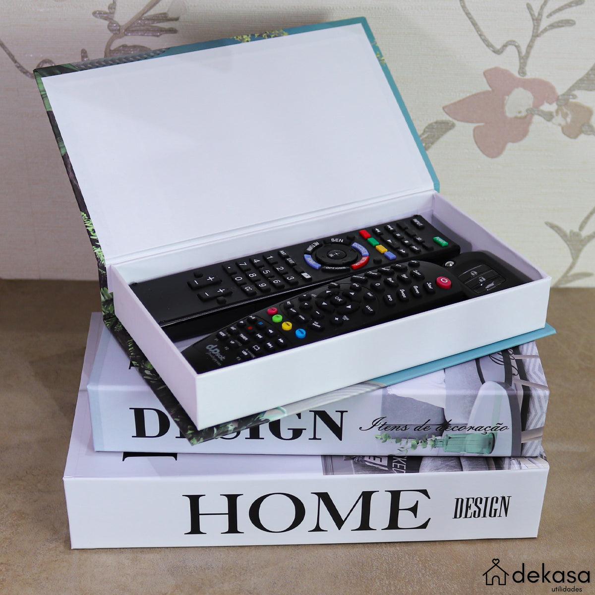 Livros Decorativos Organizadores Kit 3 - Home Decor