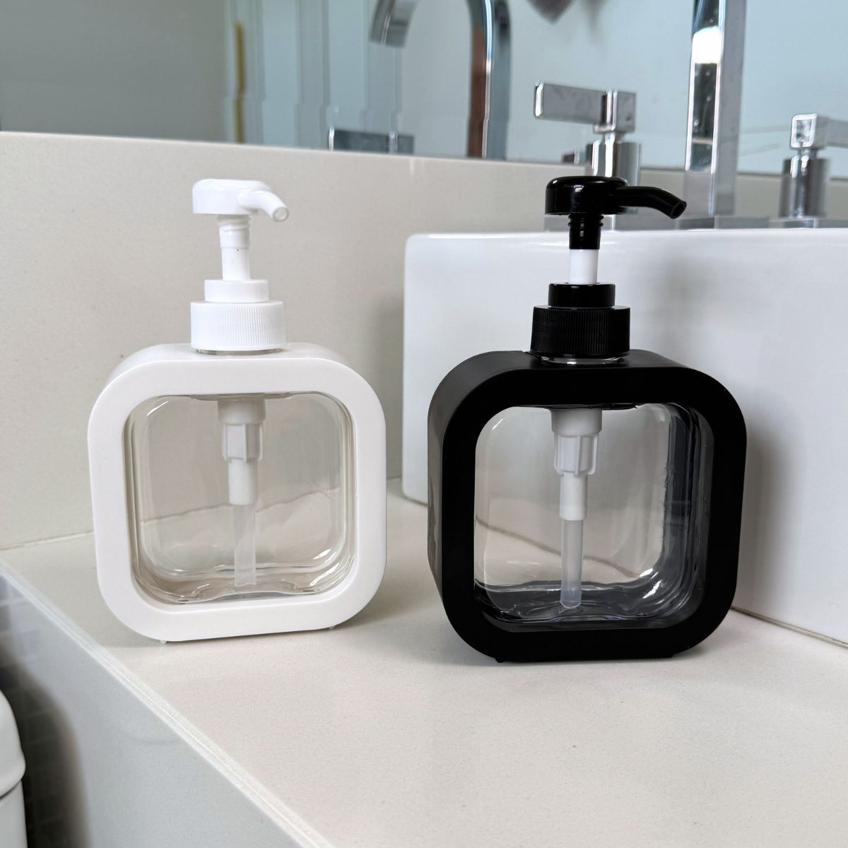 Dispenser Sabonete Líquido Portátil Banheiro Cozinha Lavabo Viagem 300ml