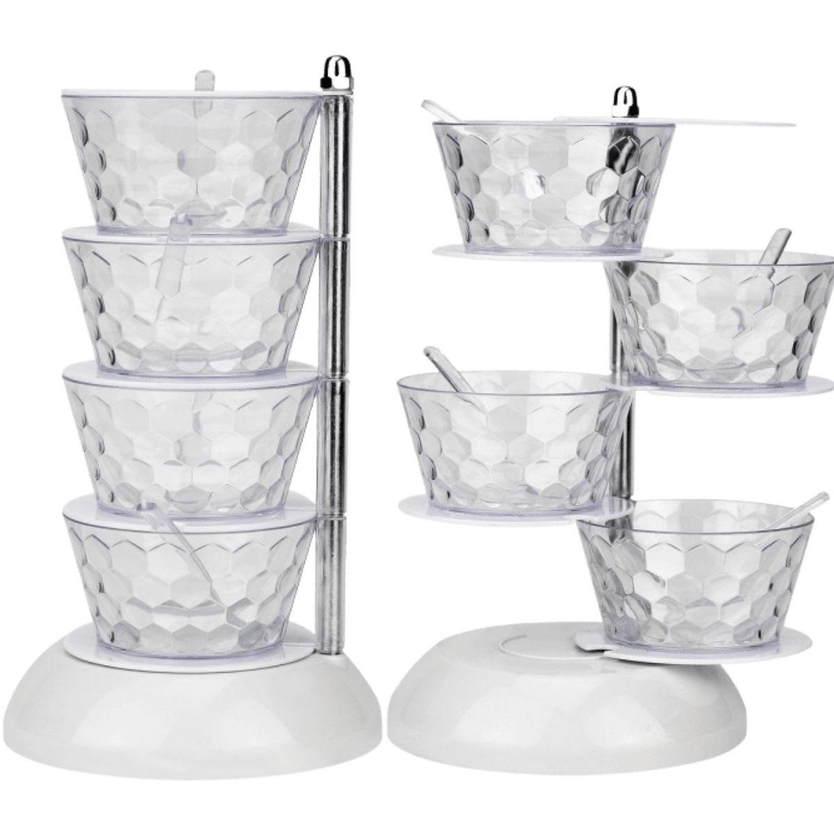 Porta Temperos Giratório 4 Potes em Vertical